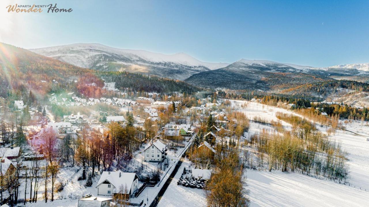Wonder Home - Apartament Z Garazem, Ogrodkiem, Miejscem Na Grilla I Widokiem Na Karkonosze Karpacz Exteriör bild